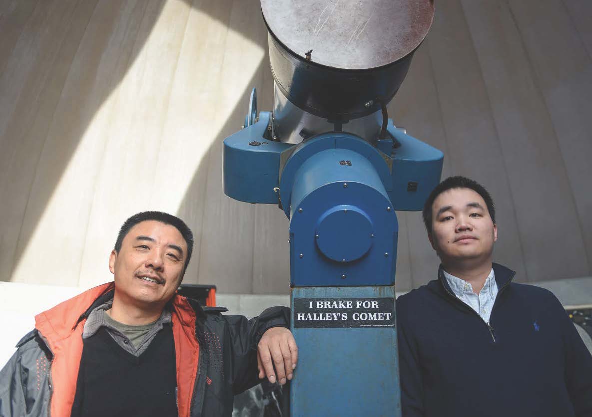 Haojing Yan and his graduate student co-author Bangzheng Sun