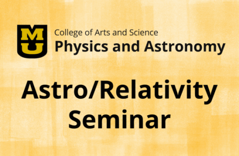 Astro/Relativity Seminar Banner